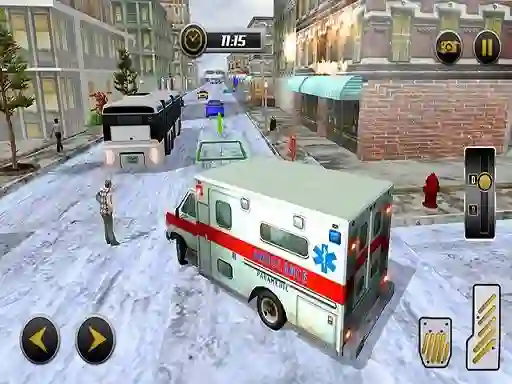 Гульня Modern city ambulance simulator онлайн