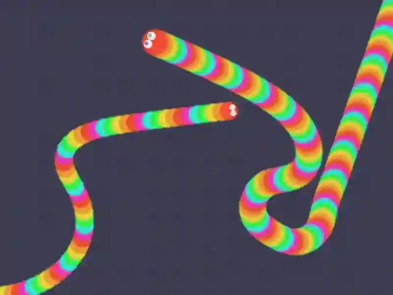 Гульня Slither Classic онлайн