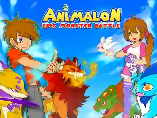 Гульня Animalon: Epic Monster Battle онлайн