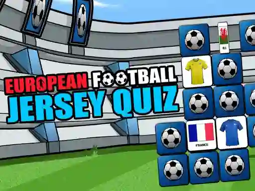 Гульня European Football Jersey Quiz онлайн
