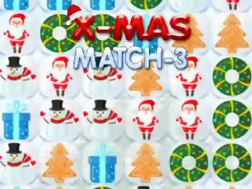 Гульня Xmas Match 3 онлайн