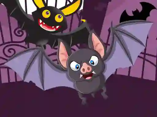 Гульня Scary Midnight Hidden Bats онлайн