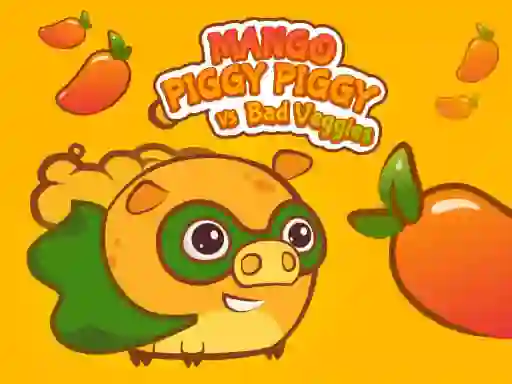 Гульня Mango Piggy Piggy vs Bad Veggies онлайн