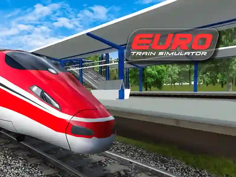 Гульня Euro Train Simulator онлайн