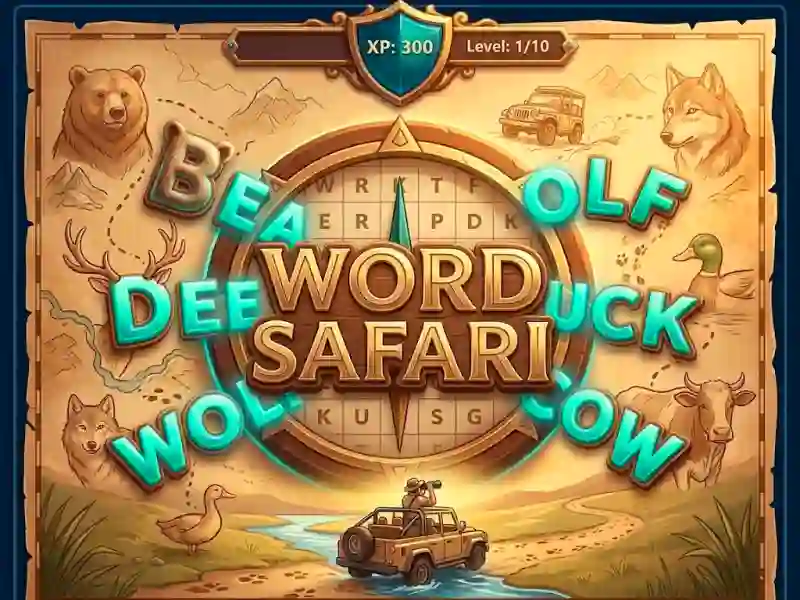 Гульня WordSafari онлайн