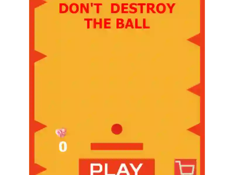 Гульня Don't Destroy The Ball онлайн
