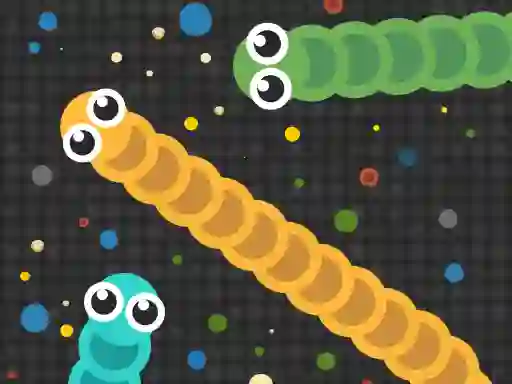 Гульня Snake Battle онлайн