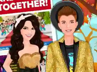 Гульня Justin and Selena Back Together онлайн