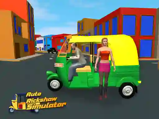 Гульня Auto Rickshaw Simulator онлайн
