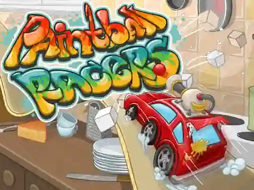 Гульня Paintball Racers онлайн