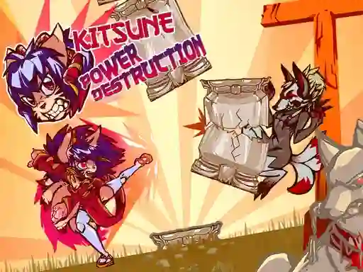 Гульня Kitsune power destruction онлайн