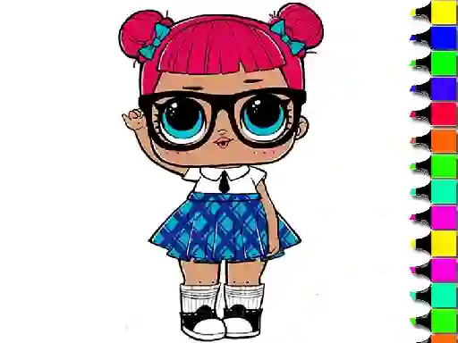 Гульня Easy Kids Coloring Lol онлайн