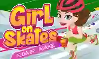Гульня Girl on Skates: Flower Power онлайн