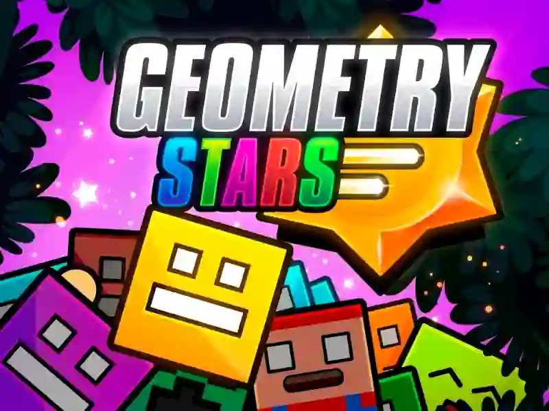 Гульня Geometry Stars онлайн