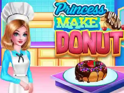 Гульня Princess Make Donut онлайн
