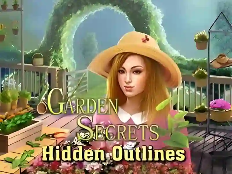 Гульня Garden Secrets Hidden Objects by Outline онлайн