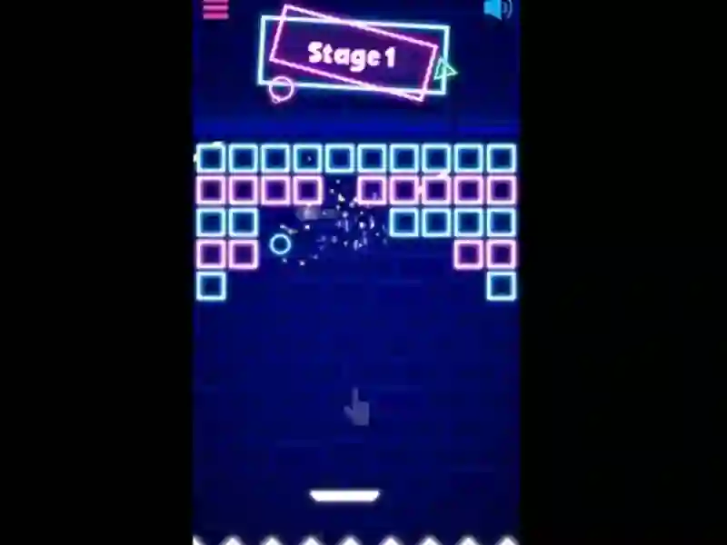 Гульня Neon Bricks онлайн