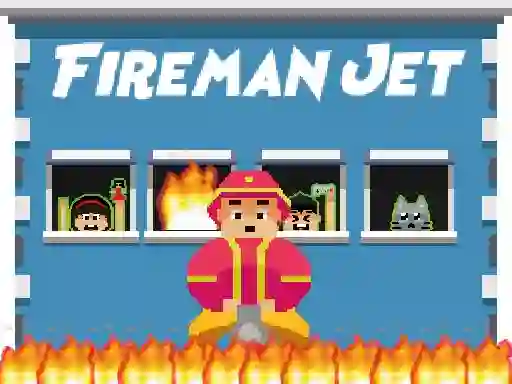 Гульня Fireman Jet онлайн