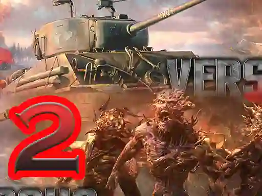 Гульня Tank vs Zombies 2 онлайн