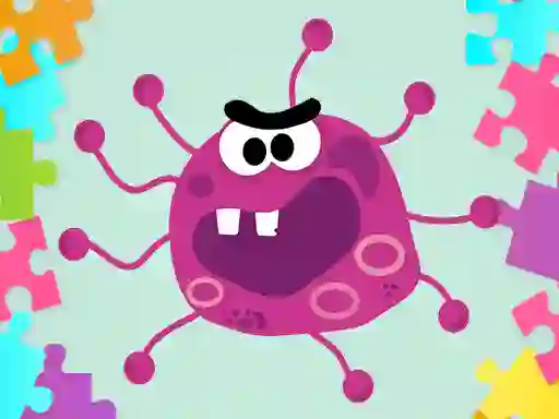 Гульня Virus Jigsaw онлайн