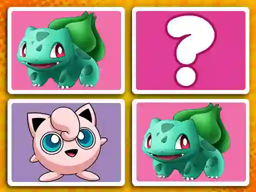 Гульня Poke World Find-Pairs онлайн