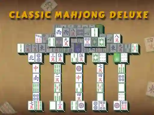 Гульня Mahjong Classic Deluxe онлайн