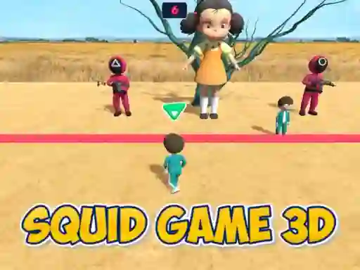 Гульня Squid Game 3D онлайн
