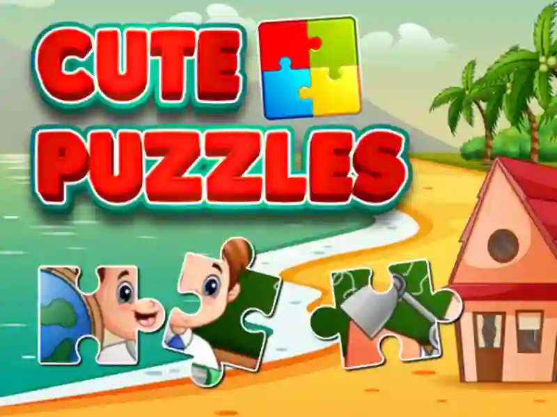 Гульня Cute Puzzles онлайн