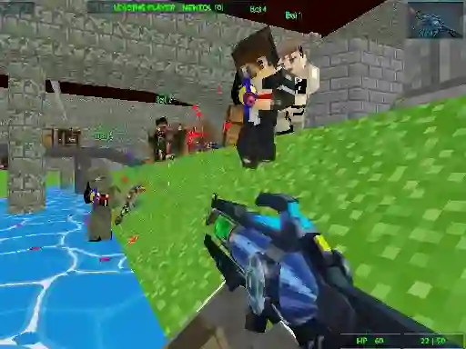Гульня GunGame Paintball Wars онлайн