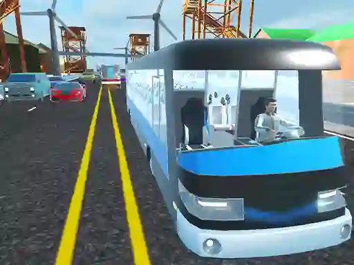 Гульня Highway Bus Rush онлайн