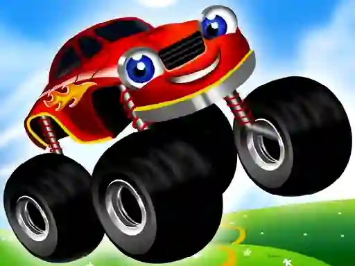 Гульня Monster Truck Memory онлайн