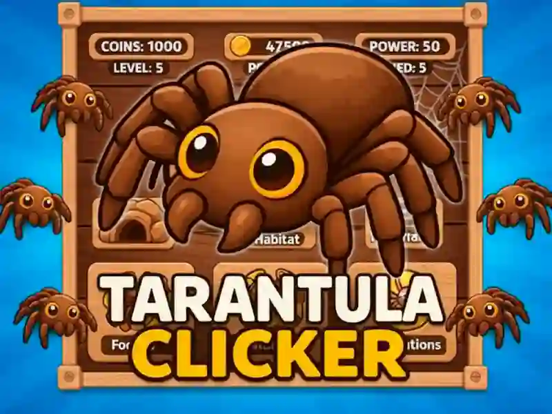 Гульня Tarantula Clicker онлайн