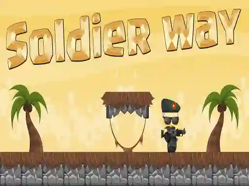 Гульня Soldier Way онлайн