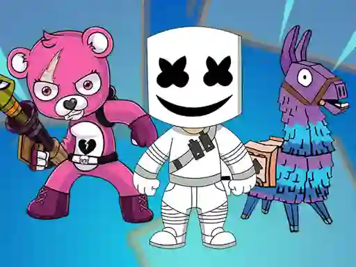Гульня Battle Royale Coloring Book онлайн