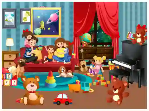 Гульня Hidden Toys онлайн