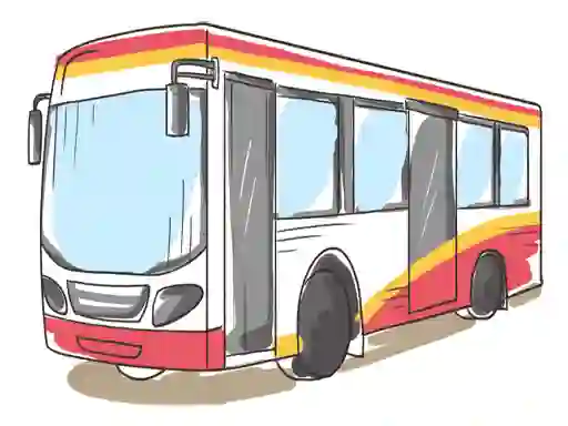 Гульня Cartoon Bus Slide онлайн