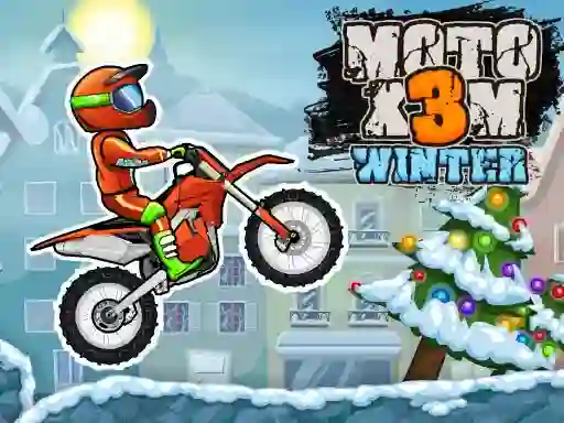 Гульня Moto X3M 4 Winter онлайн