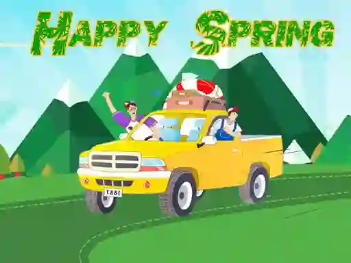 Гульня Happy Spring Jigsaw Puzzle онлайн