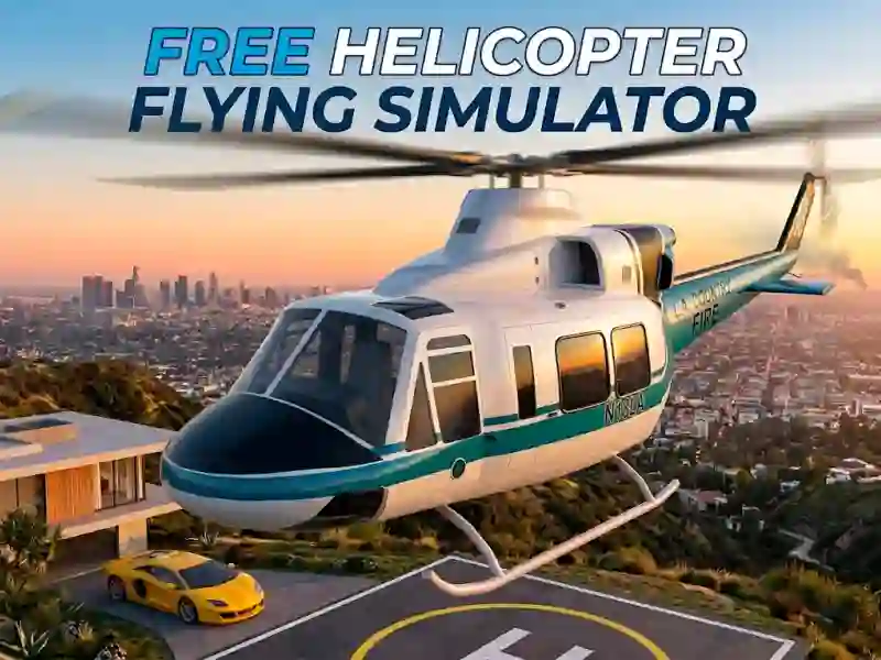 Гульня Free Helicopter Flying Simulator онлайн