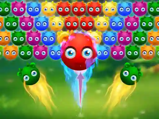 Гульня Cute Monster Bubble Shooter онлайн
