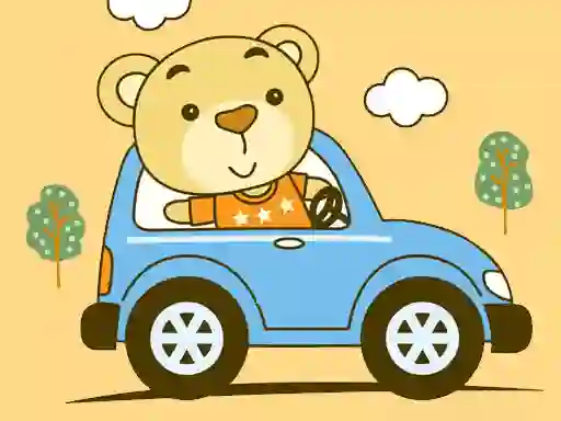 Гульня Cute Animal Ride Match 3 онлайн