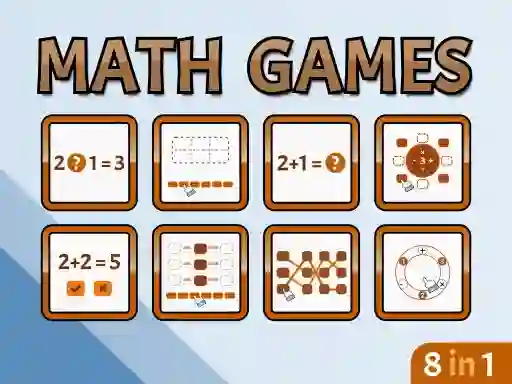 Гульня Math Games онлайн