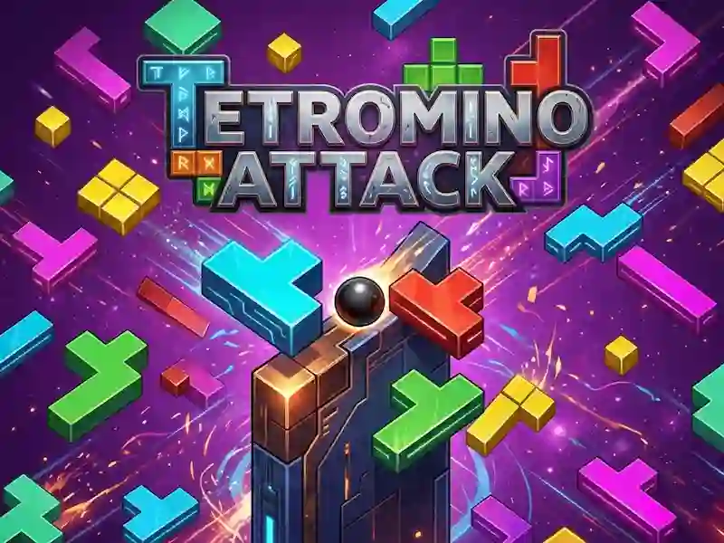 Гульня Tetromino Attack онлайн