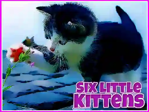 Гульня Six Little Kittens онлайн