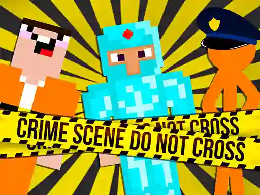 Гульня Noob vs Pro vs Stickman Jailbreak онлайн