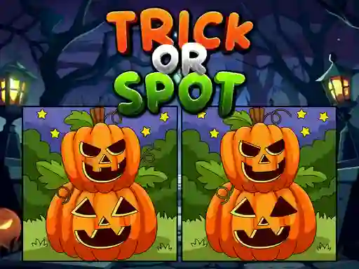 Гульня Trick or Spot онлайн