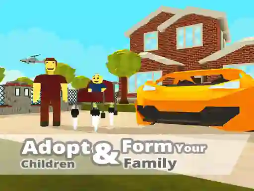 Гульня KOGAMA Adopt Children and Form Your Family онлайн