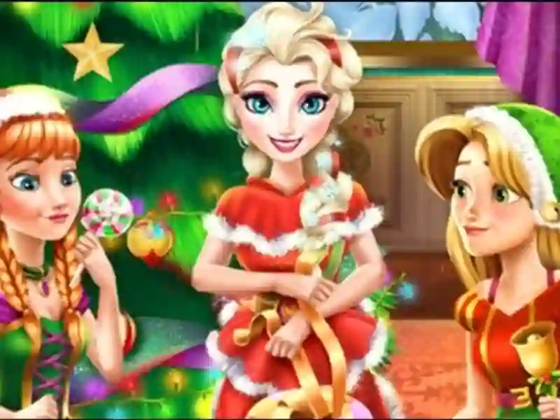 Гульня Disney Princess Christmas Party онлайн