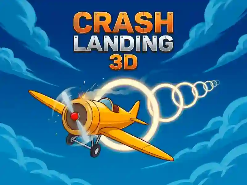 Гульня Crash Landing 3D онлайн