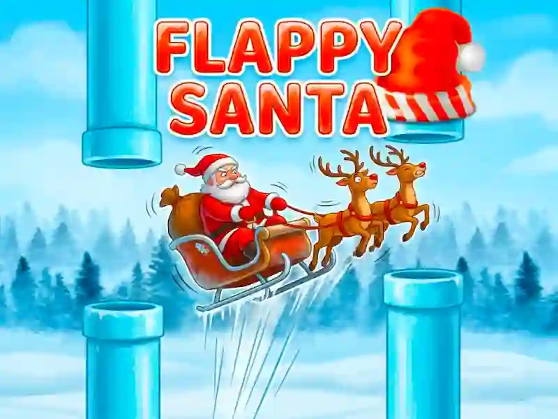 Гульня Flappy Santa онлайн